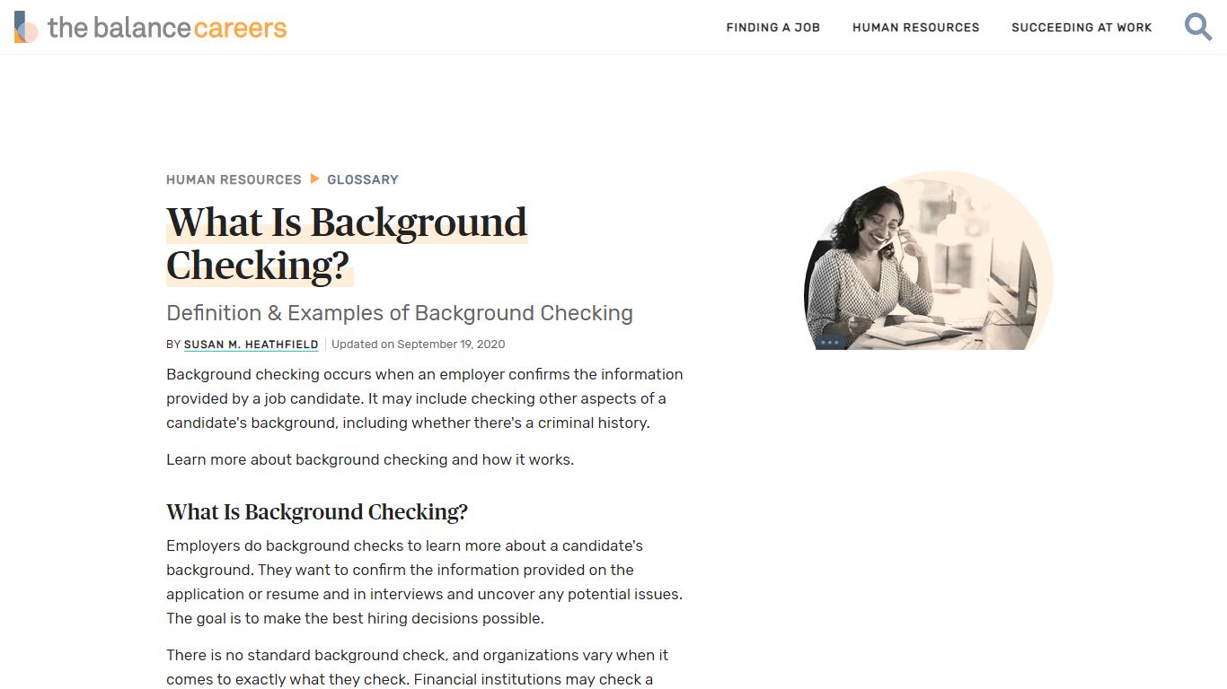 Background Checking: What Is It? - The Balance Careers